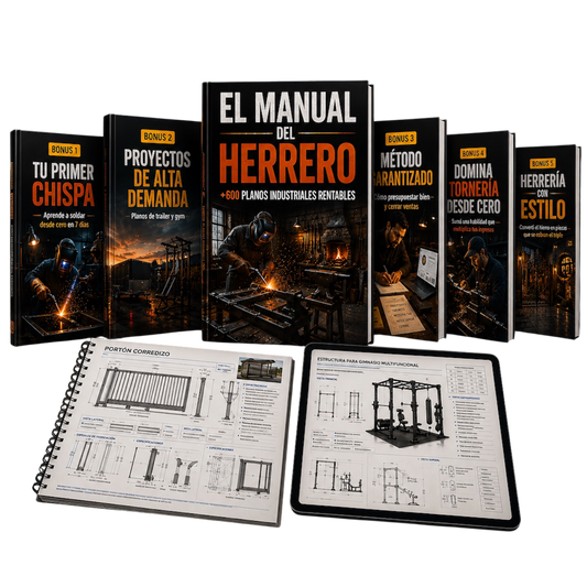 El Manual del Herrero +600 planos y 5 bonus de regalo
